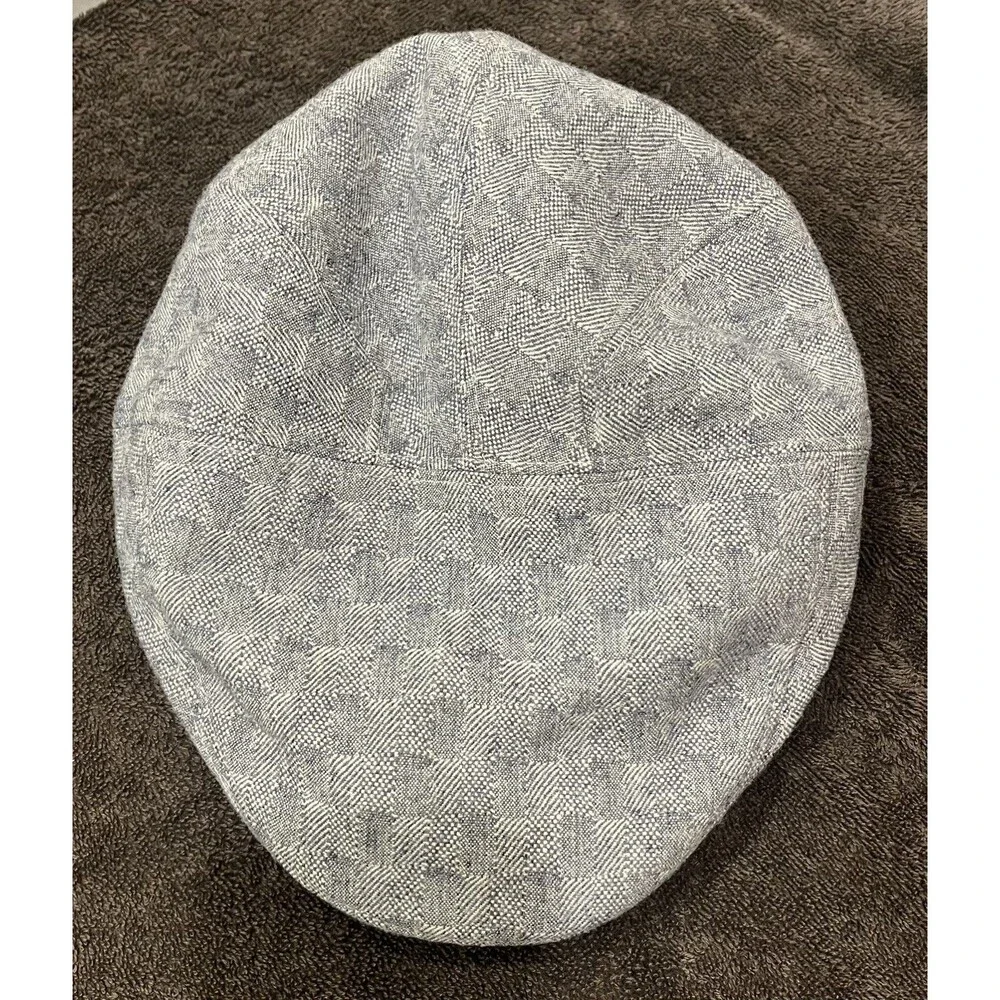 Bailey of Hollywood Flat Cap XL 61cm Gray Plaid Ivy Driving Golf Wool Blend Hat